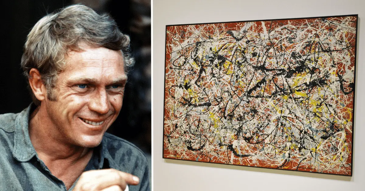 EXCLUSIVE: Inside The Bitter Family War Over Late 'King of Cool' Steve McQueen's 'Stolen' $70Million Jackson Pollock Painting — 45 Years After His Tragic Death