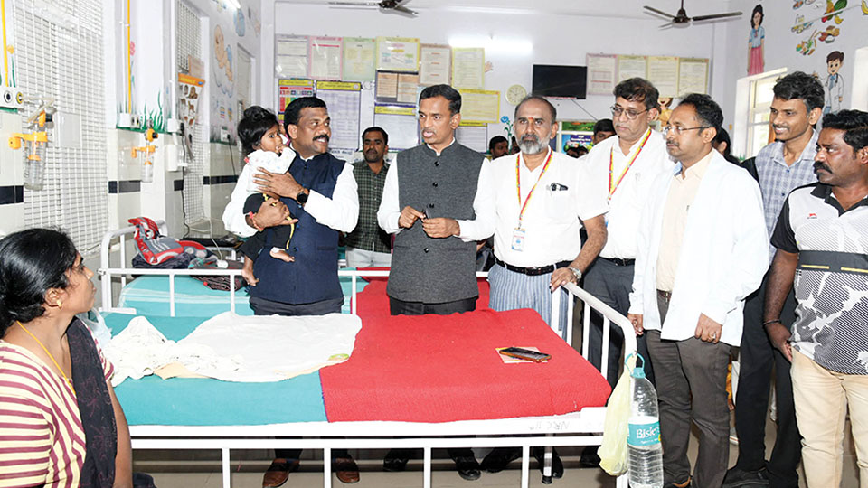 91 malnourished kids, but empty beds…