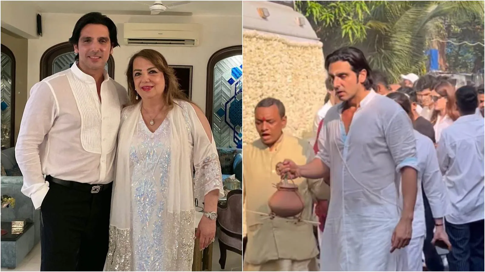 Zayed Khan Performs Mom Zarine Khan's Last Rites As Per Hindu Traditions; Here’s Why