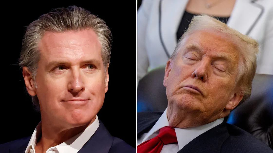 Trump Caught Napping During White House Event, And Gavin Newsom Has The Perfect Troll