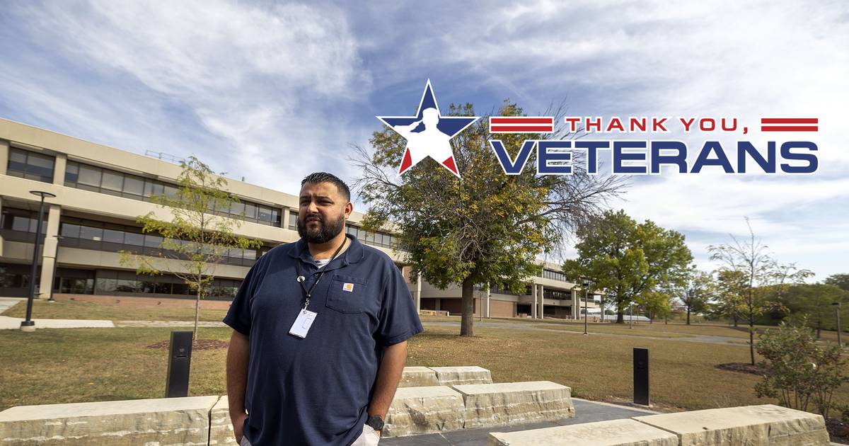Sauk Valley Community College’s Valdez provides services to veterans, guiding them beyond the classroom