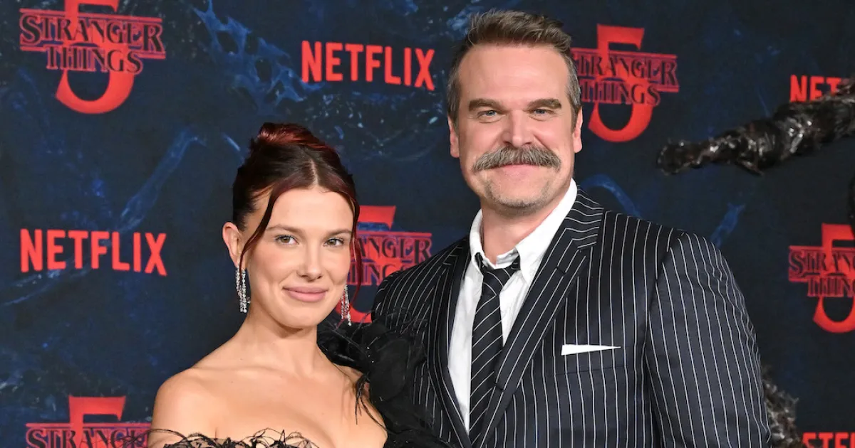 Millie Bobby Brown and David Harbour's Premiere Reunion Was Damage Control
