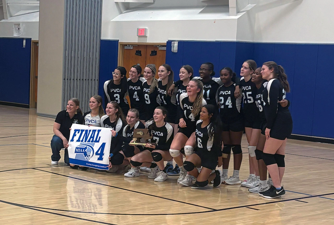 PVCA girls volleyball beats Baystate Academy, advances to first D-V state semifinals