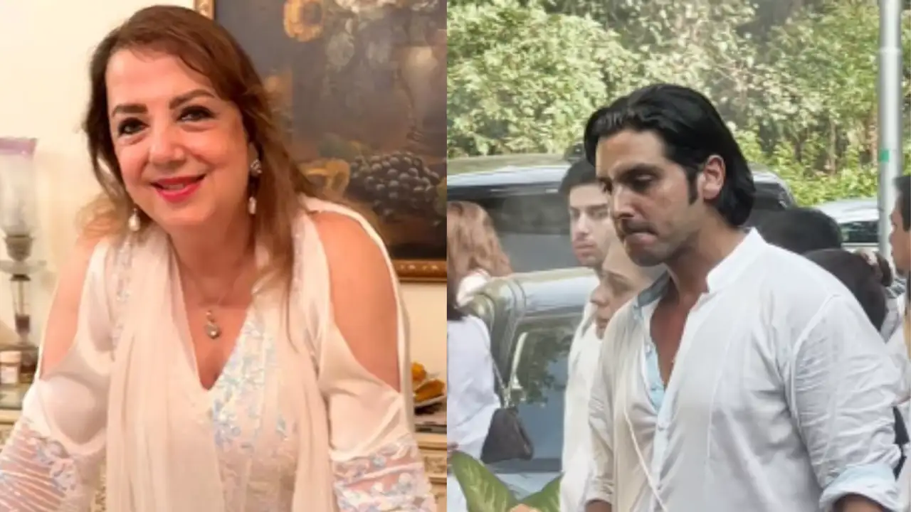 Zarine Khan Death: Son Zayed Gets Teary-Eyed While Performing His Mom's Final Rites