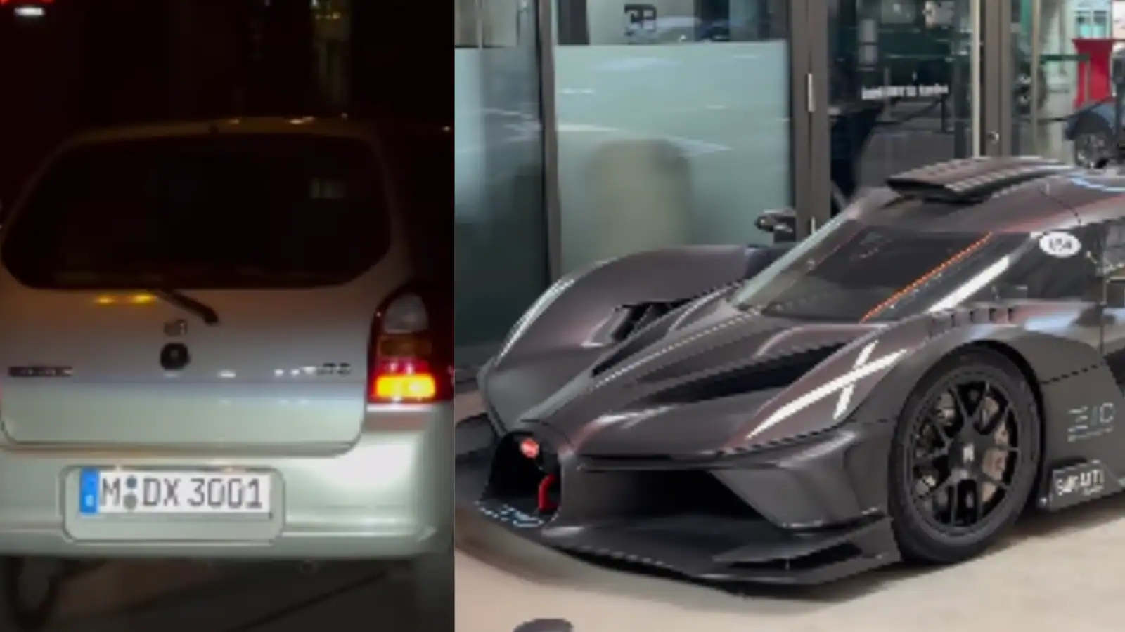 Buggati And ‘Lord’ Alto In Same Video: Car Lovers Call It ‘Once In A Lifetime’ Event, Desis Say ‘Next WagonR Ayegi’