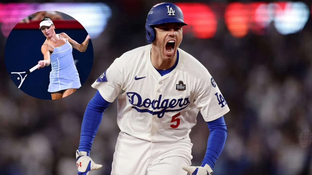 Canadian WTA star, related to Freddie Freeman, calls out hate messages against her for not supporting country's own Blue Jays in World Series