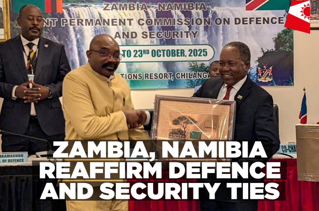 Zambia and Namibia strengthen defence and security cooperation