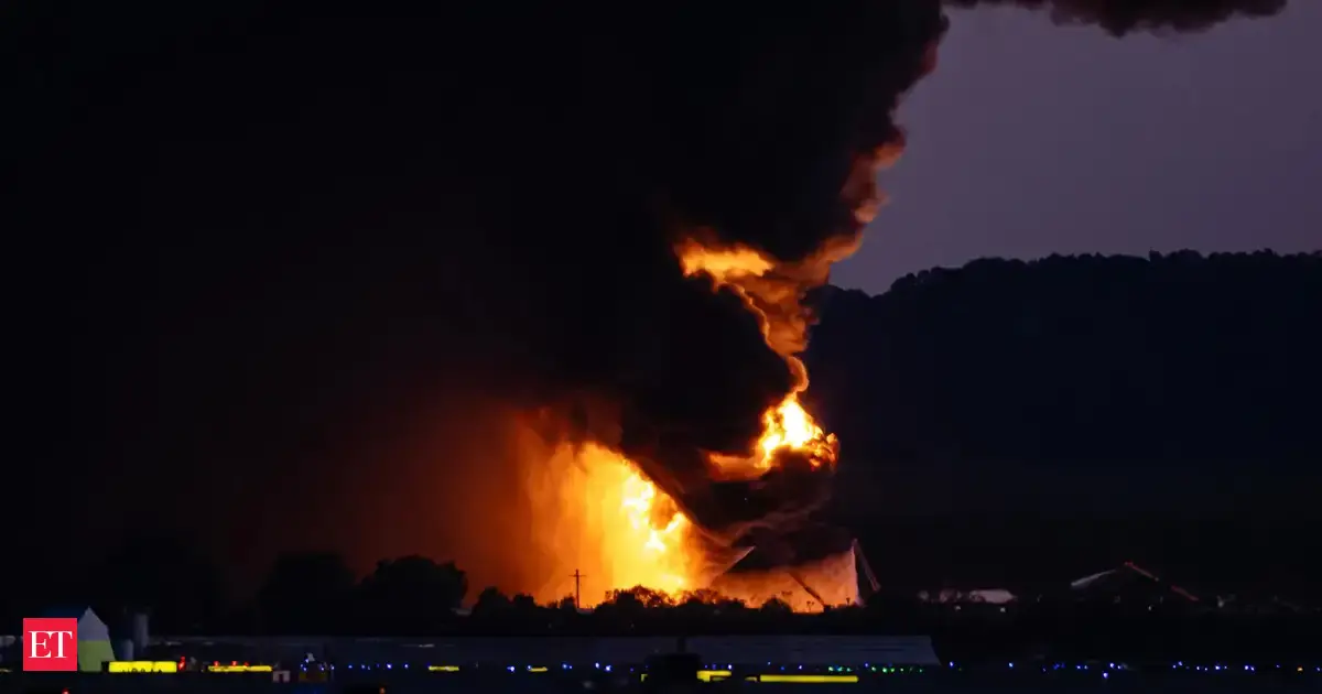 UPS cargo plane carrying 3 crew members explodes during takeoff in Louisville, US; all flights halted