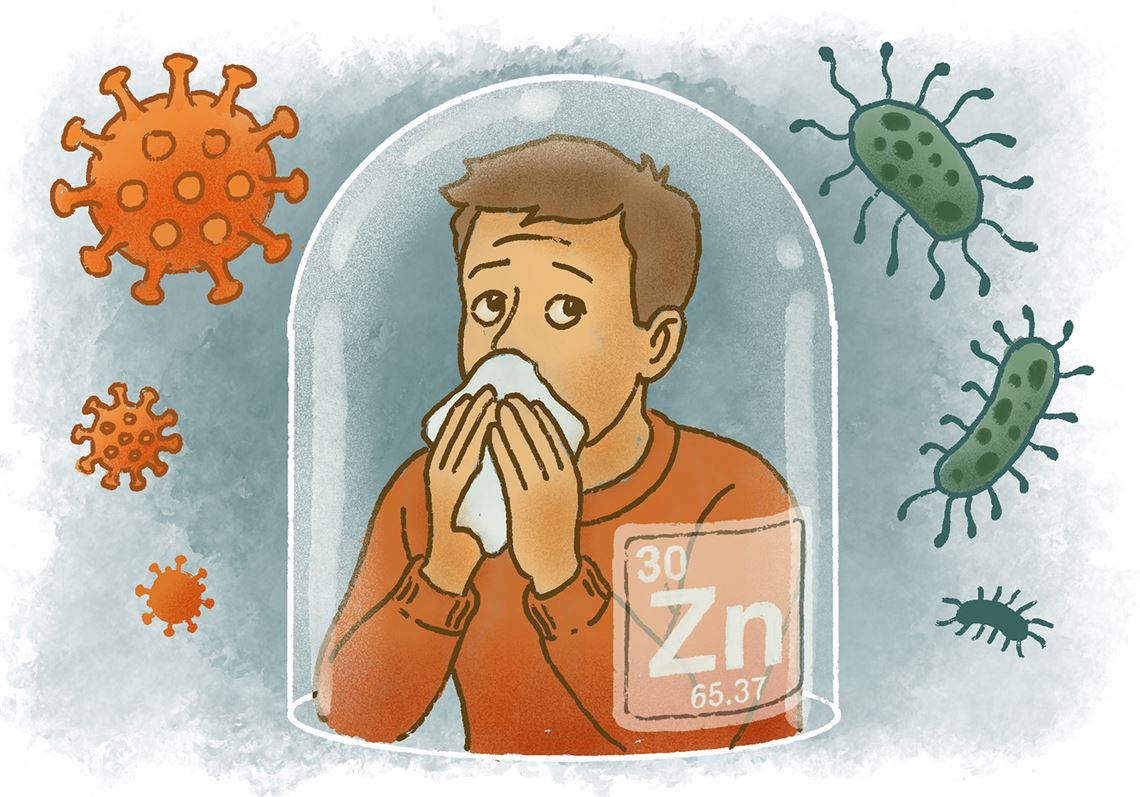 Does zinc actually help when you're sick?