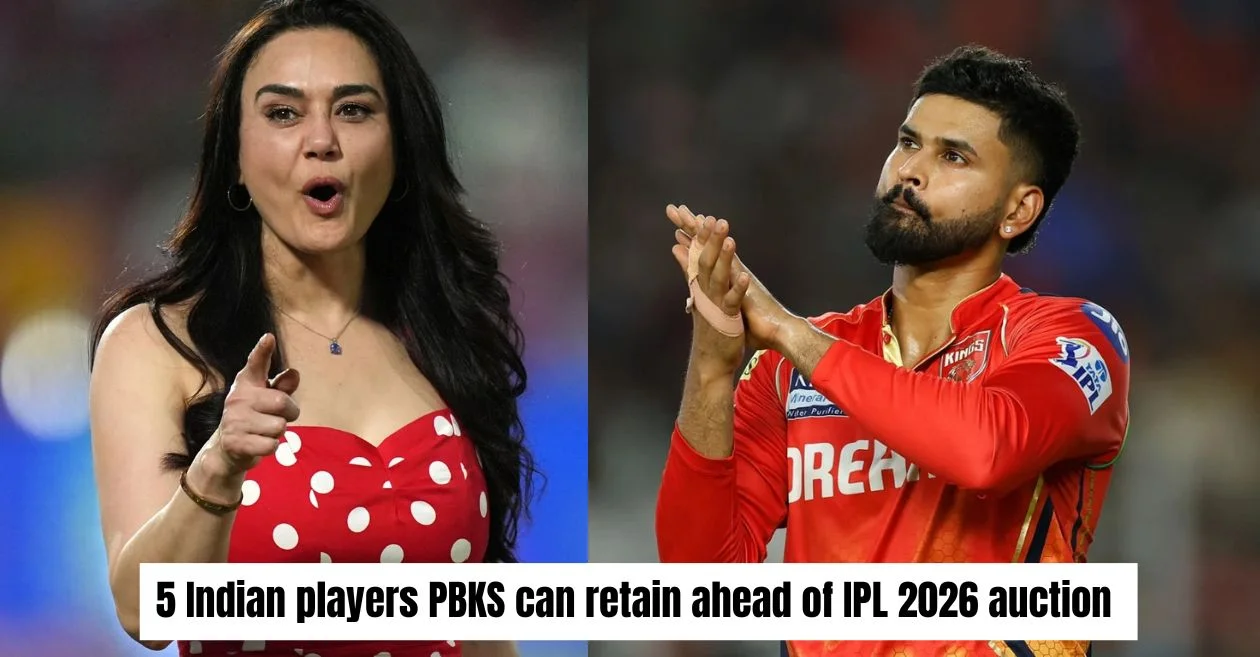 Punjab Kings: 5 Indian players PBKS can retain ahead of IPL 2026 auction