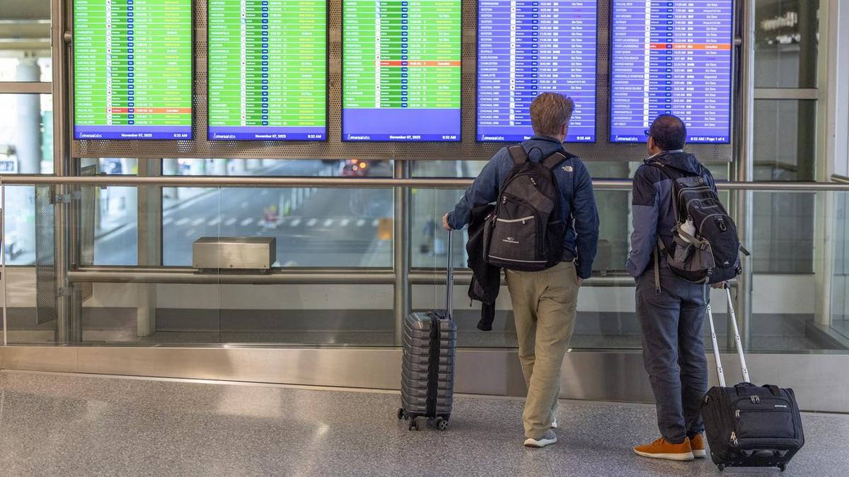 Travellers face cancelled flights over US shutdown