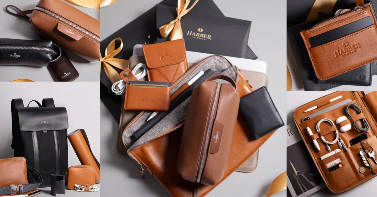 Harber London's gorgeous and rarely discounted leather tech bags/carriers now 15% off for 9to5 readers