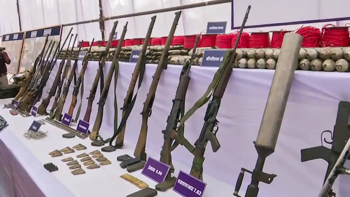 21 More Maoists Lay Down Arms In Chhattisgarh`s Bastar