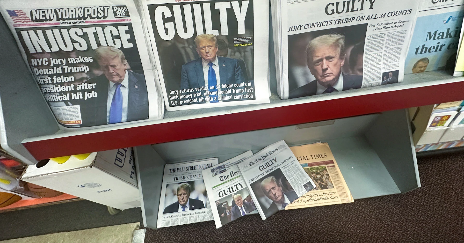 US says Trump's hush money conviction should be thrown out