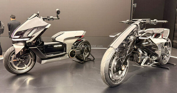 Honda EV Outlier Concept Unveiled  Shows Future Bike Designs