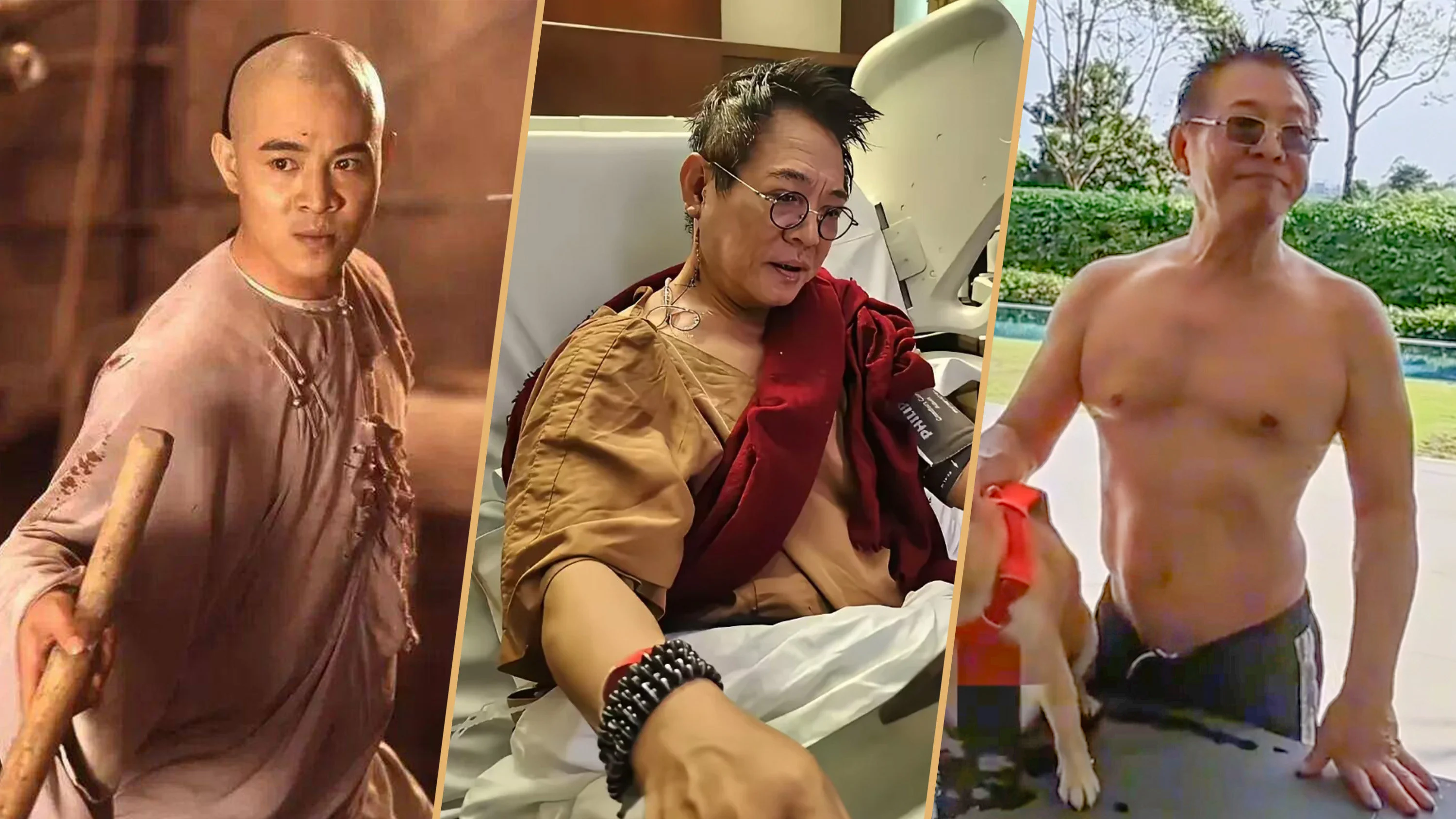 China martial arts icon Jet Li goes shirtless to dispel heart transplant rumours