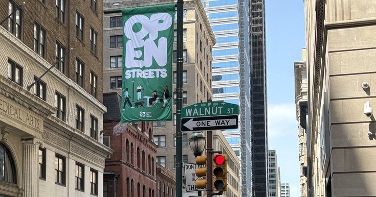 Open Streets will return to Center City, closing blocks near Rittenhouse Square to cars on Dec. 7