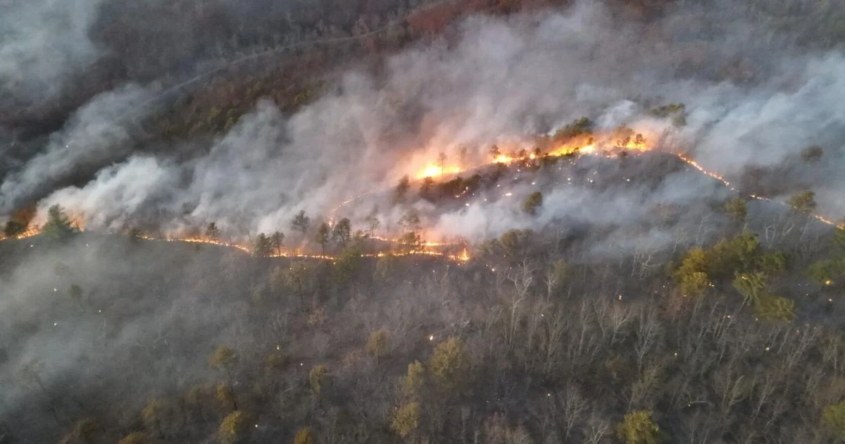 Forest fire in Botetourt County spreads to 2,200 acres