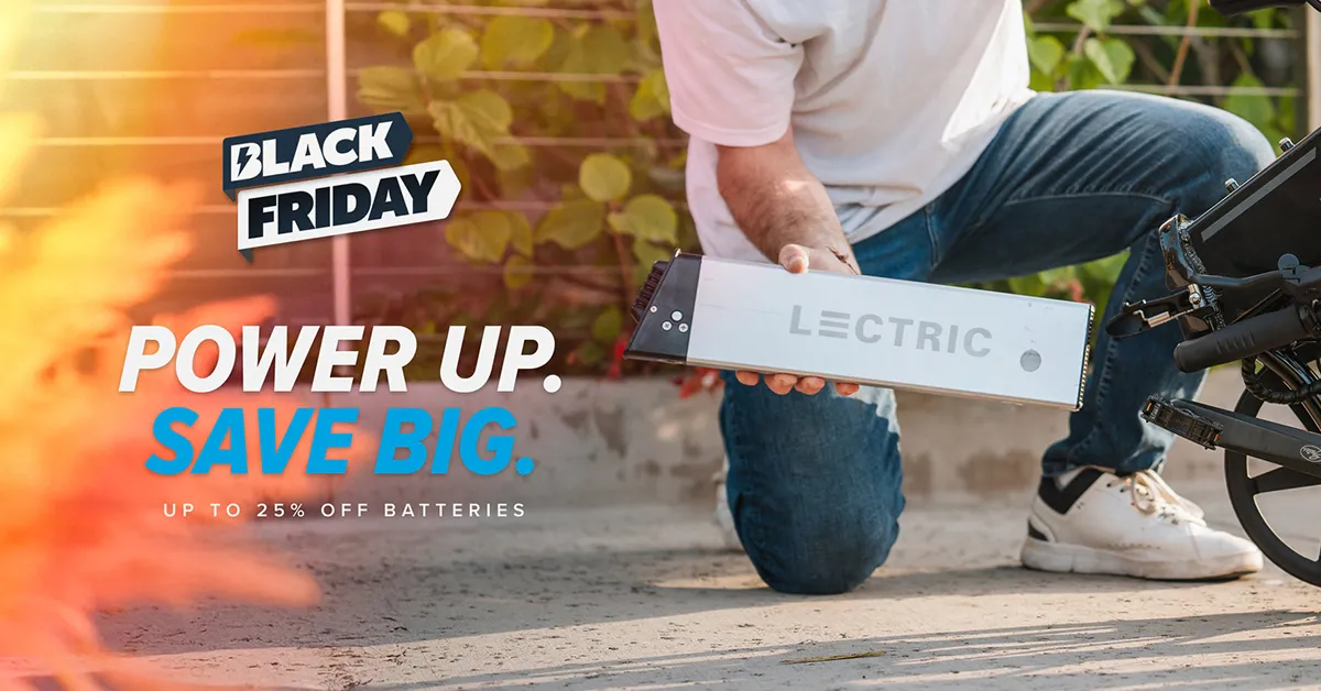 Cash in during Lectric's Black Friday battery sale with up to 25% off new and legacy models starting from $270
