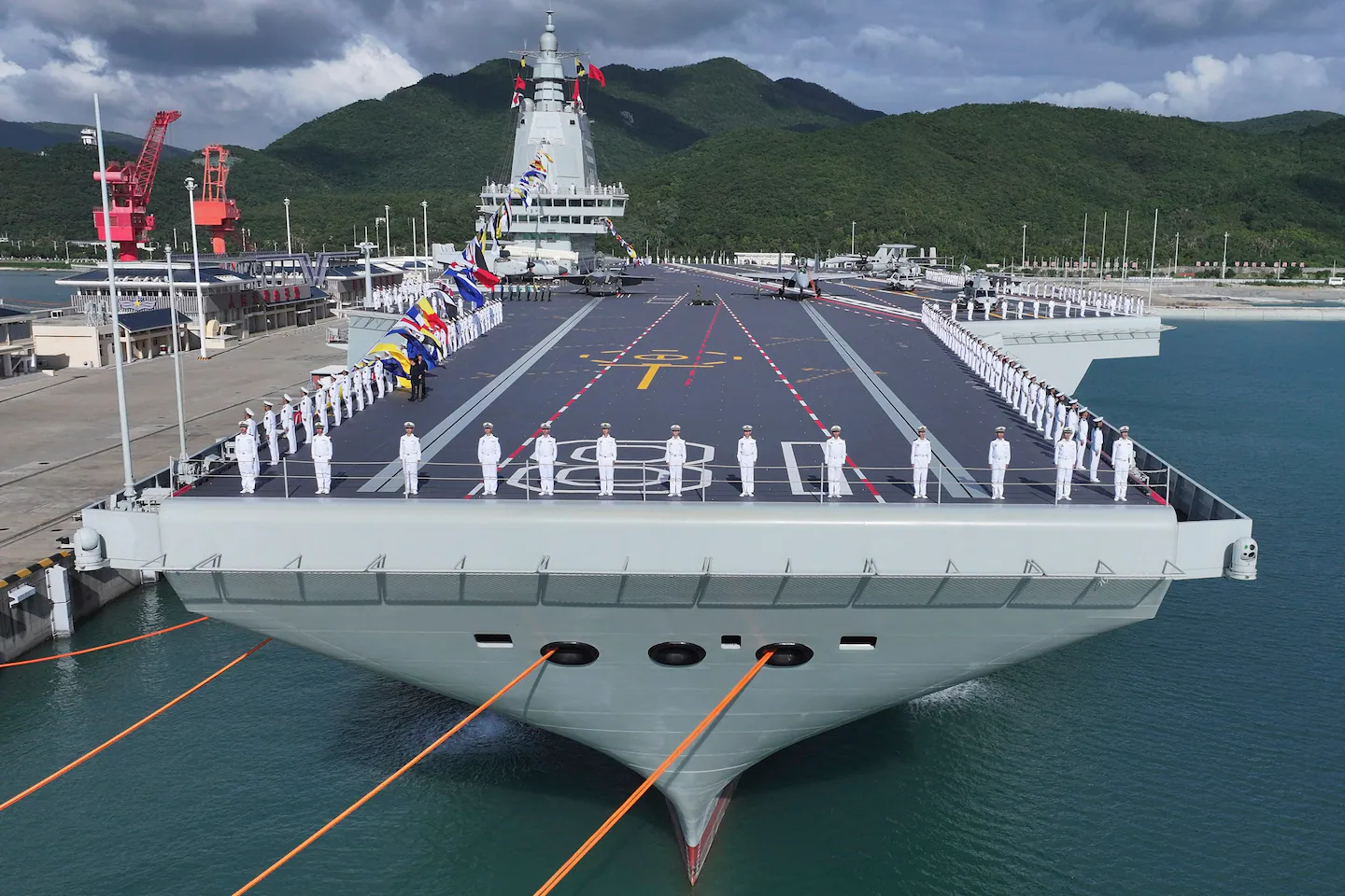 China’s new aircraft carrier signals naval ambitions