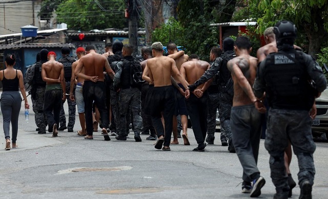At least 64 killed in huge police operation in Rio de Janeiro favelas
