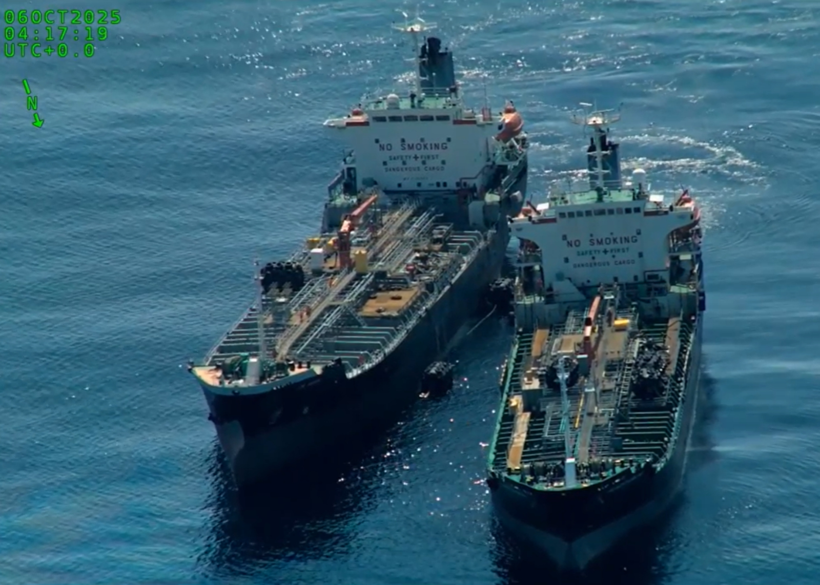 Video Shows US Ally Surveilling Ships Against North Korea Sanctions-Busting