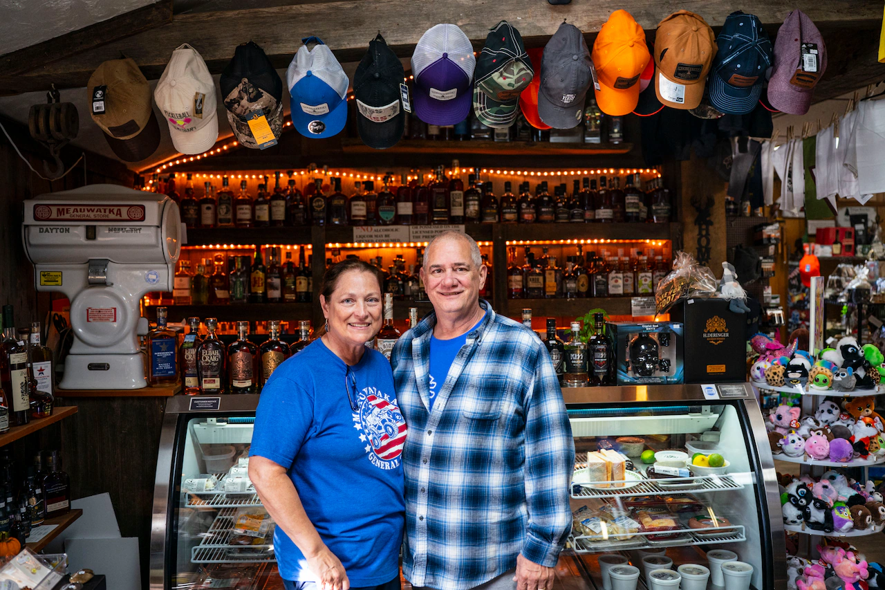 This hidden Michigan general store has hundreds of bourbon bottles and a story behind each one