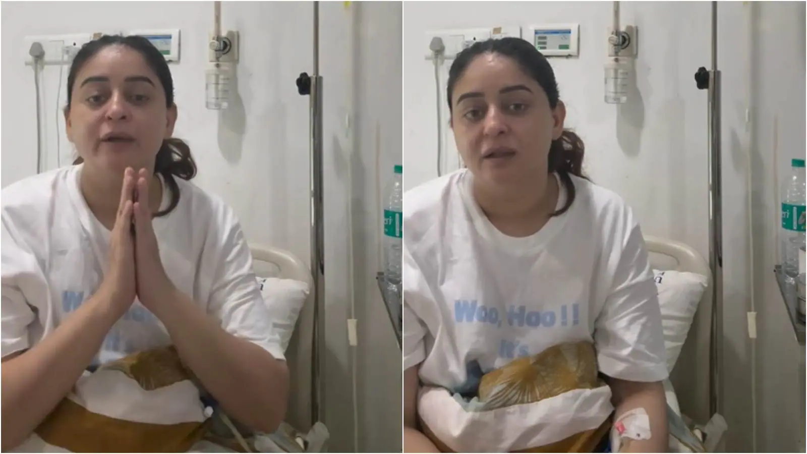 Mahhi Vij Shares Health Update From Hospital, Reveals Battling Severe Viral Infection | VIDEO