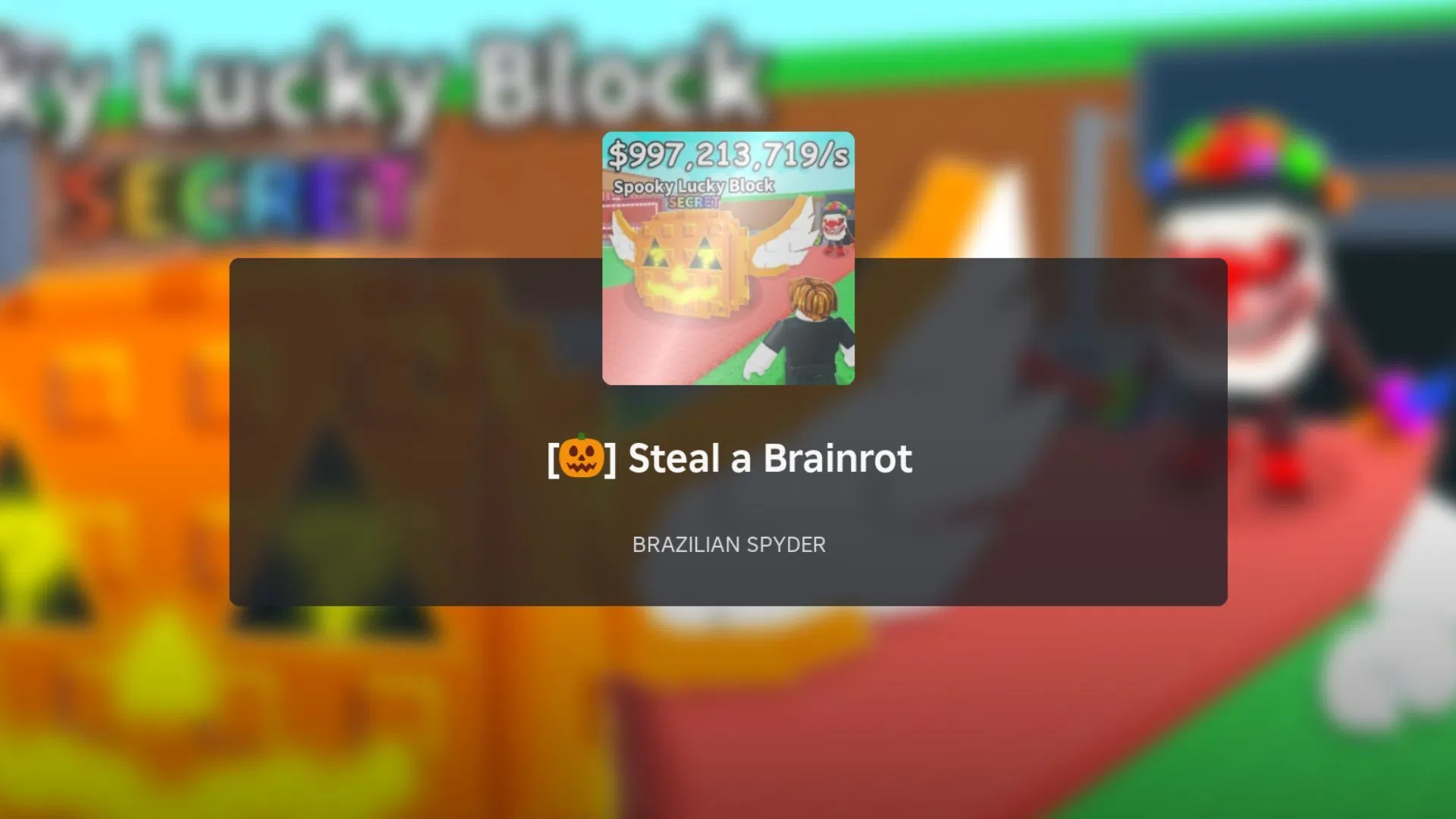 When is Trick or Treat in Steal a Brainrot?