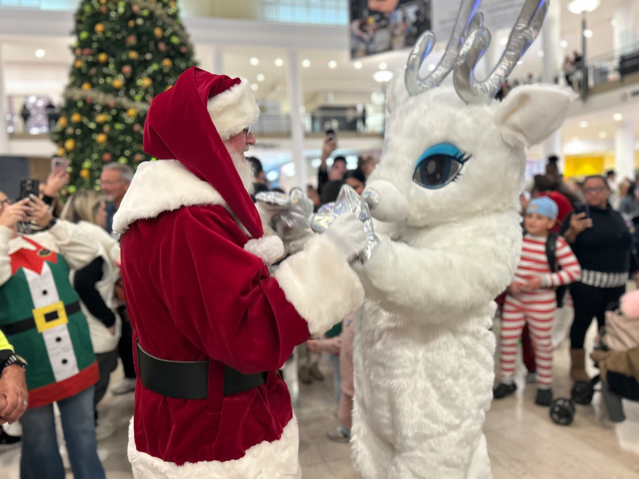 ‘He’s really here!’: Santa’s arrival at Staten Island Mall marked with magical greetings