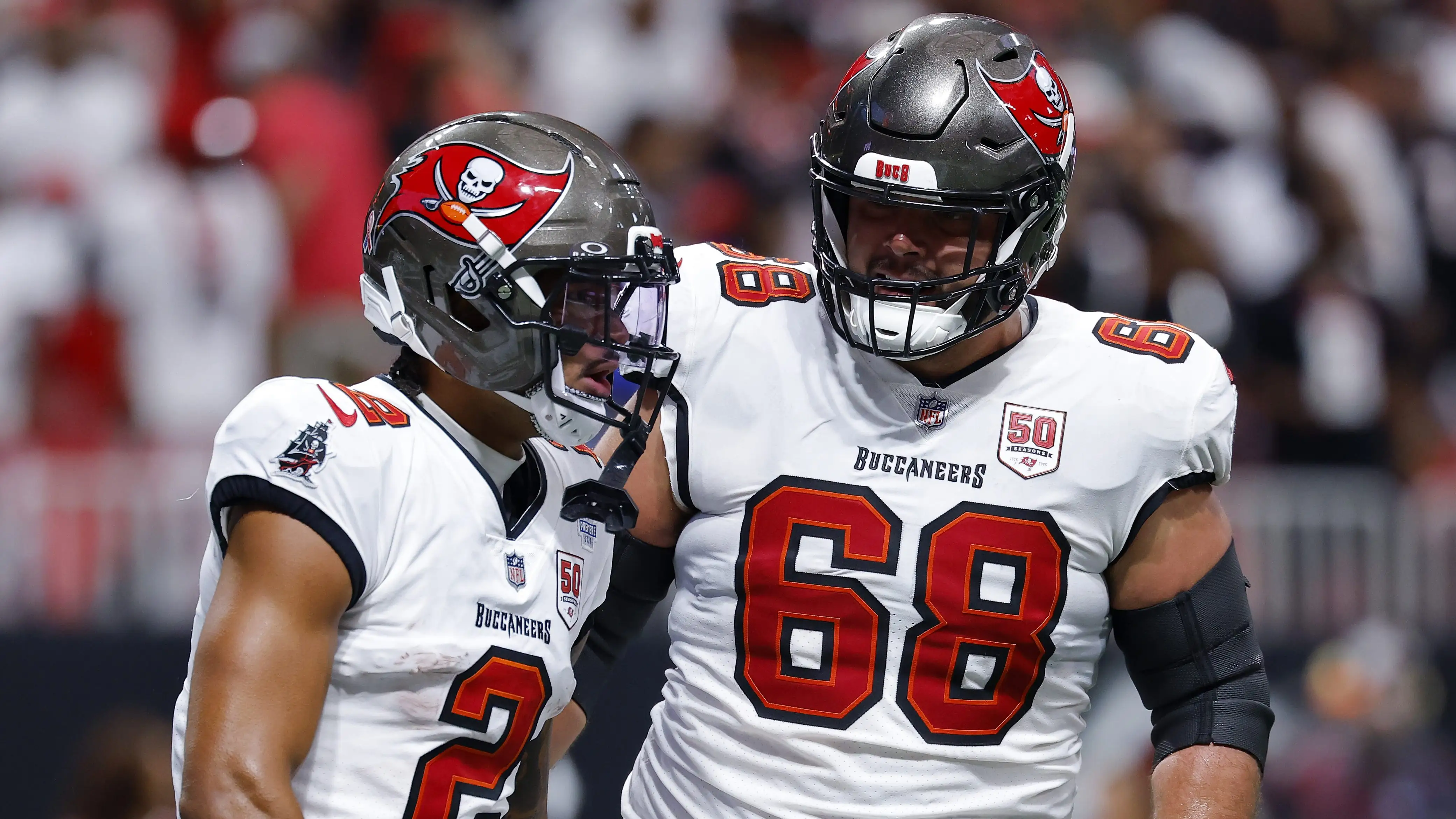 Bucs Get Positive Updates on Ben Bredeson and Luke Goedeke