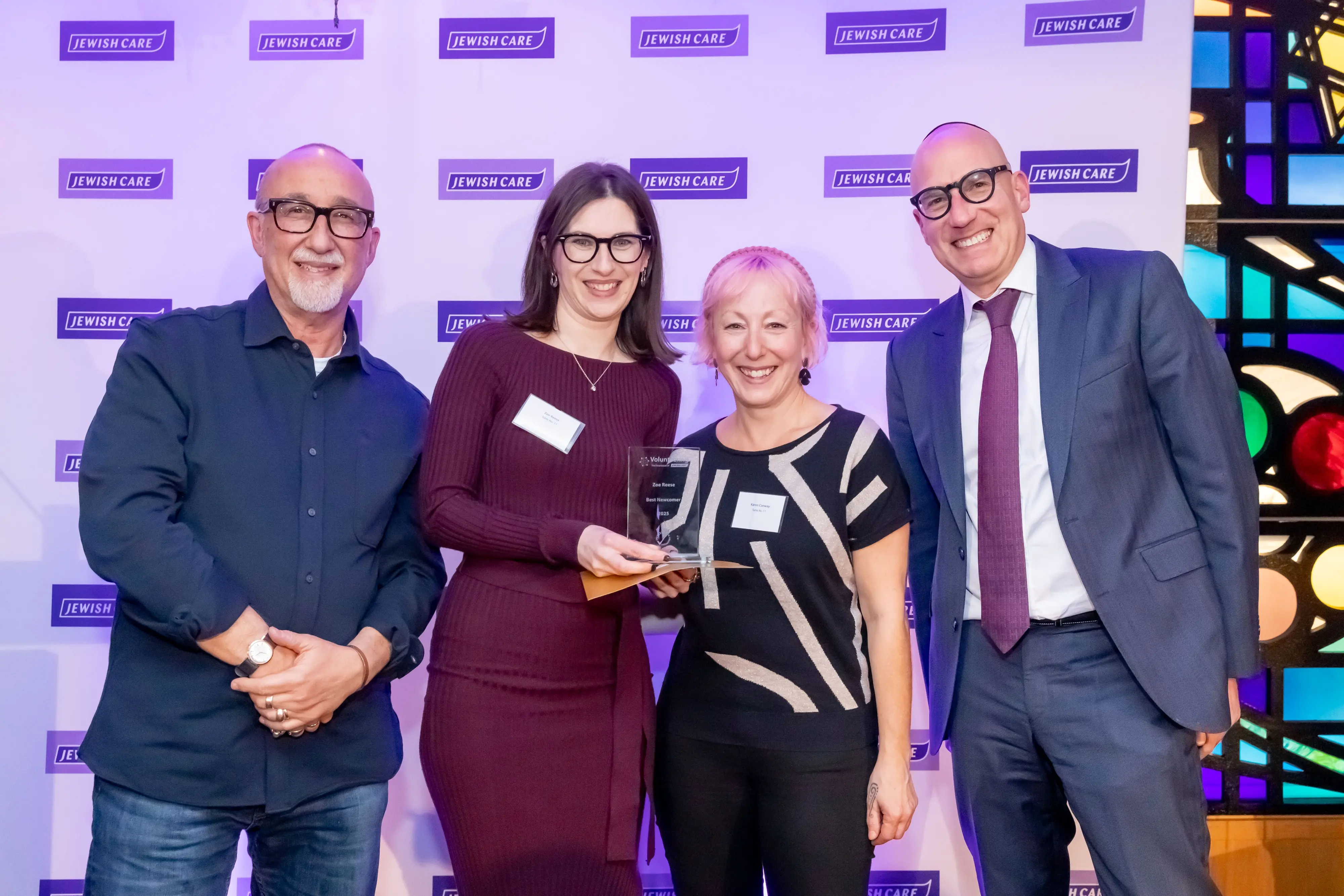 Ivor won! Host Baddiel scoops a Jewish Care award