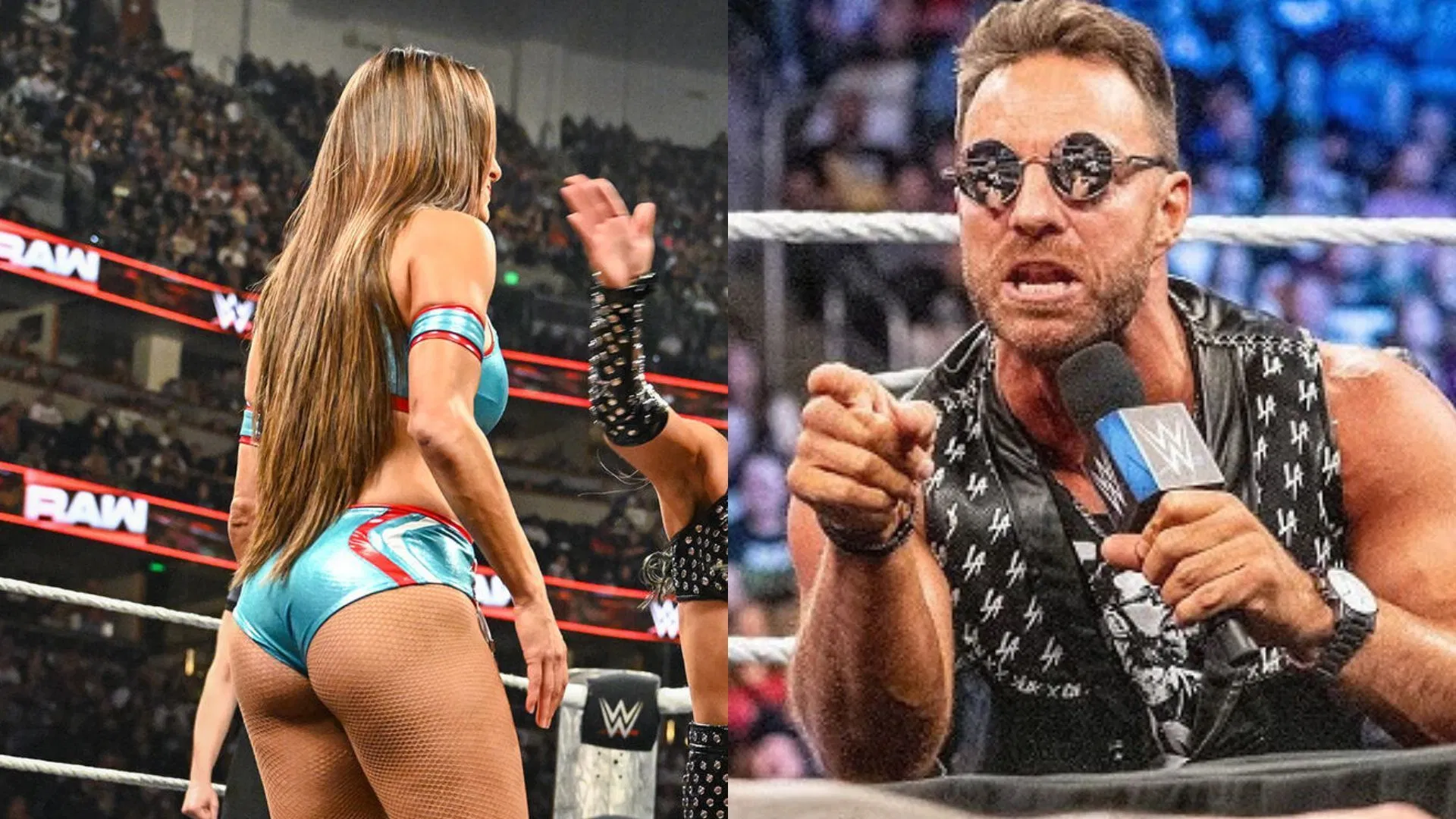 Nikki Bella asks an interesting question to LA Knight regarding her a**