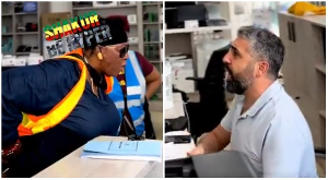 Watch as Ledzokuku MCE confronts business owners at China Mall over permit fees