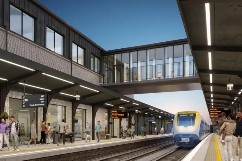 Ambitious vision for Lurgan’s new train station 'serving one million passengers annually'