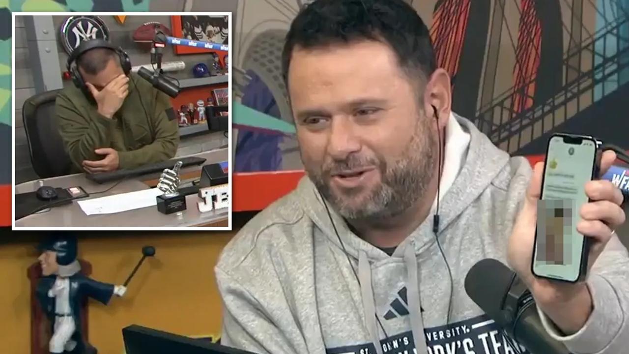 Viewers cringe as host shows photo of nude woman live on air