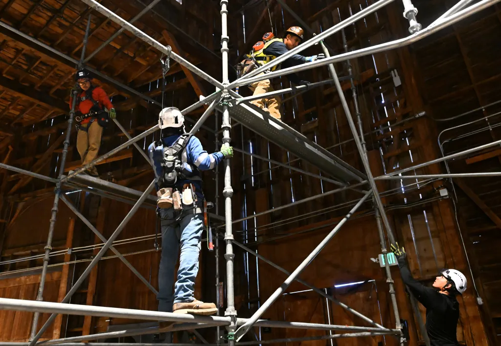 Preparing for Sundance, Chautauqua Auditorium is being winterized for the first time