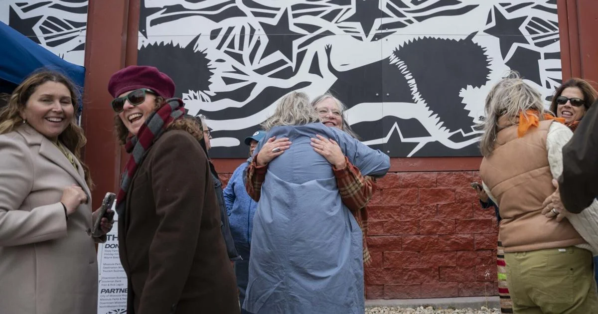 Missoula Native American murals and sculptures