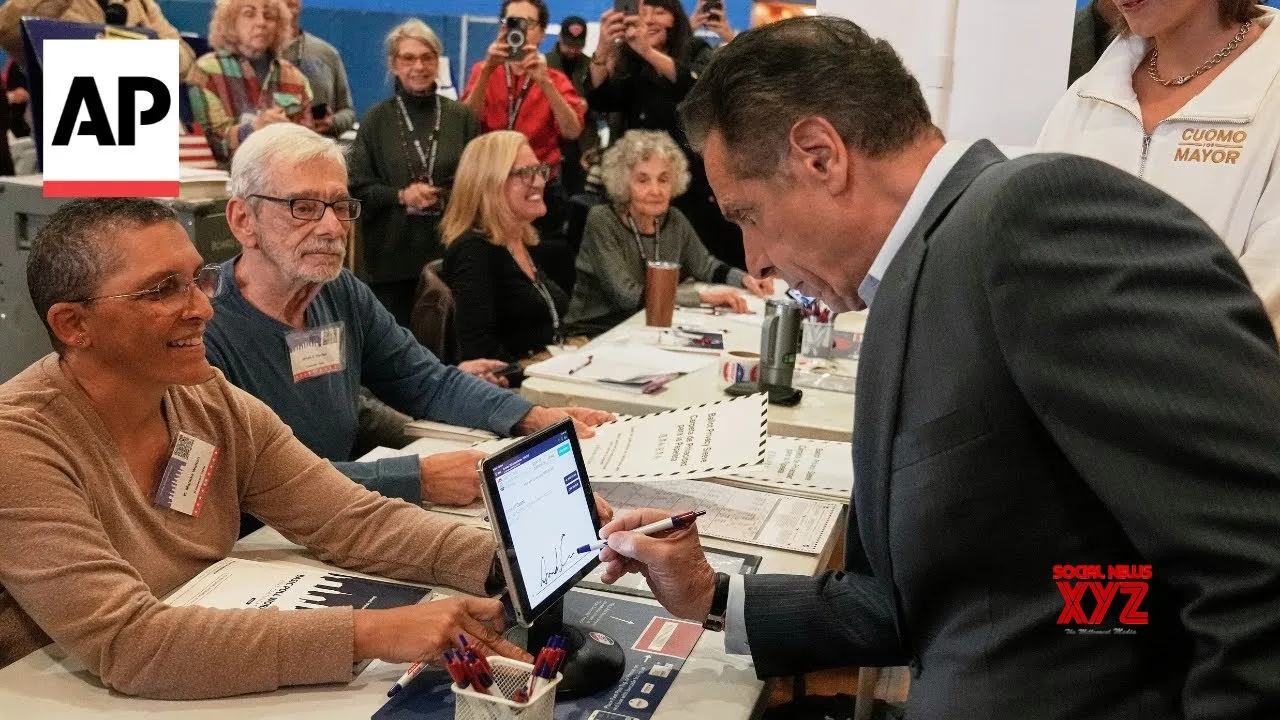 Andrew Cuomo casts vote for New York mayor: ‘Most important election’ (Video)