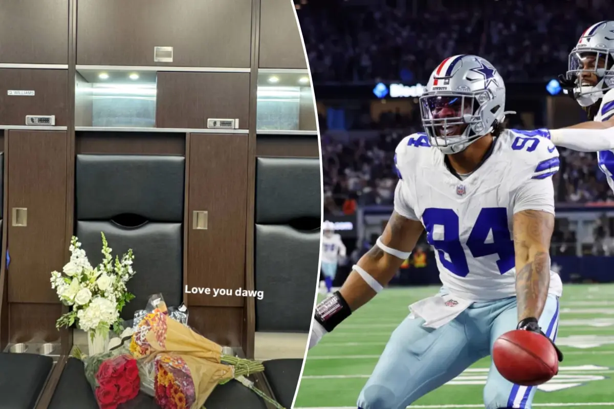 Cowboys teammates honor Marshawn Kneeland with flowers at locker: 'Love you dawg'