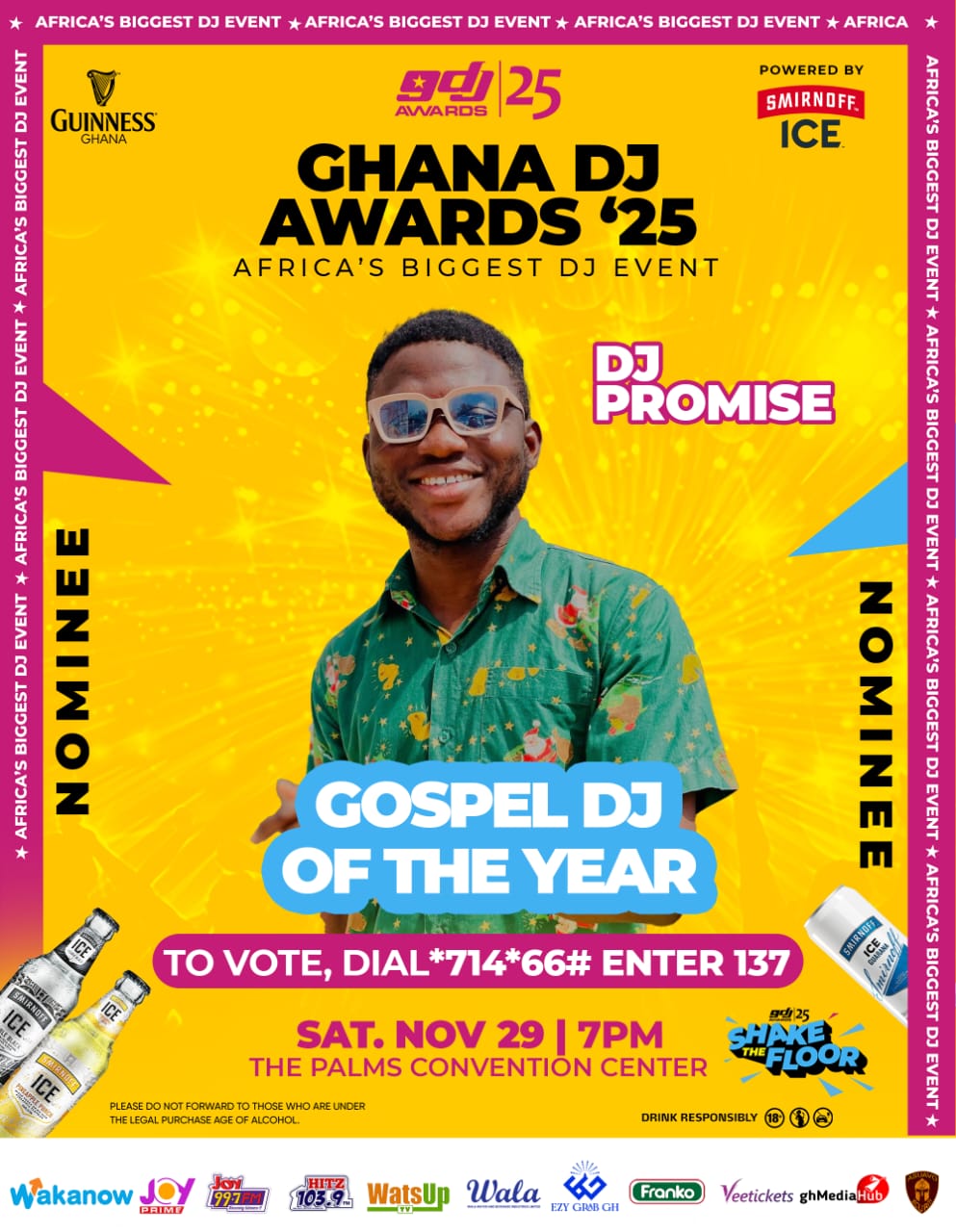 DJ Promise nominated for Gospel DJ of the Year at Ghana DJ Awards 2025