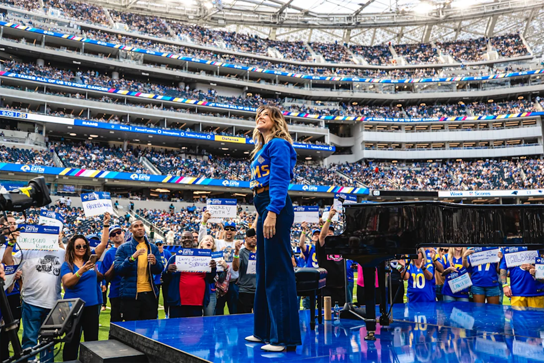 7 Best Music Moments at LA Rams Game Day, From Rachel Platten’s ‘Fight Song’ to Loud Luxury’s DJ Set