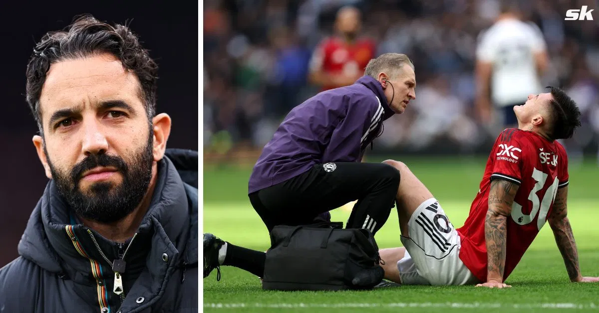 Manchester United boss Ruben Amorim responds when asked about Benjamin Sesko’s condition after striker picks up injury in 2-2 Tottenham draw