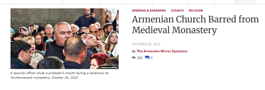 Armenian Church Barred from Medieval Monastery