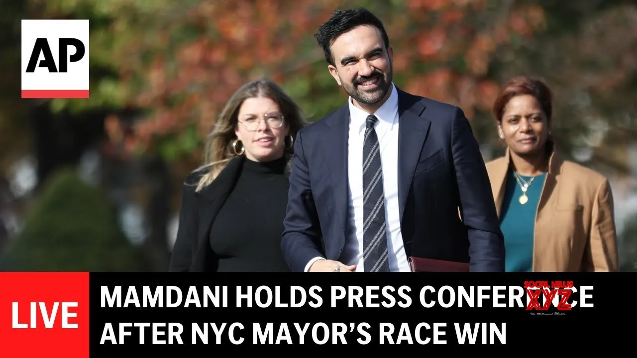 LIVE: Zohran Mamdani speaks a day after winning NYC mayor race (Video)