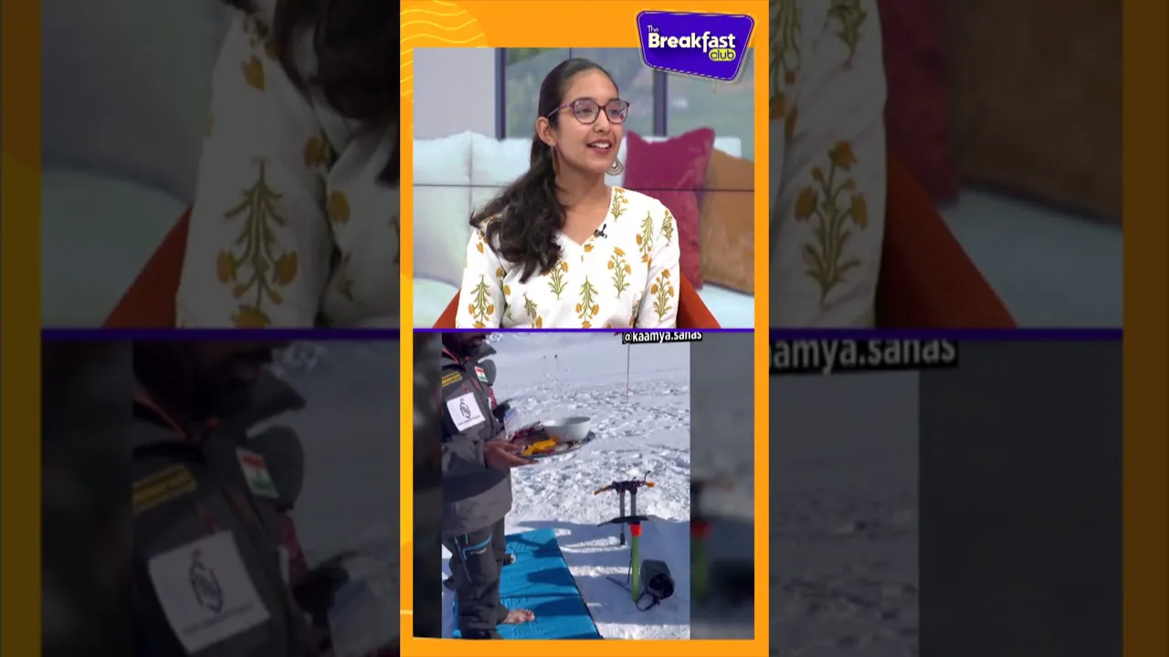 Teen Climber Kaamya Karthikeyan On How School And Climbing Both Matter #thebreakfastclub | N18S