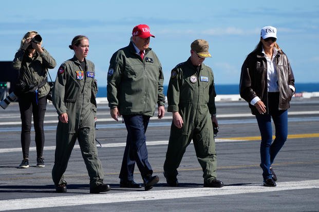 White House Urged Firing Live Bombs, Not Dummies, for Trump’s Visit to Navy Celebration