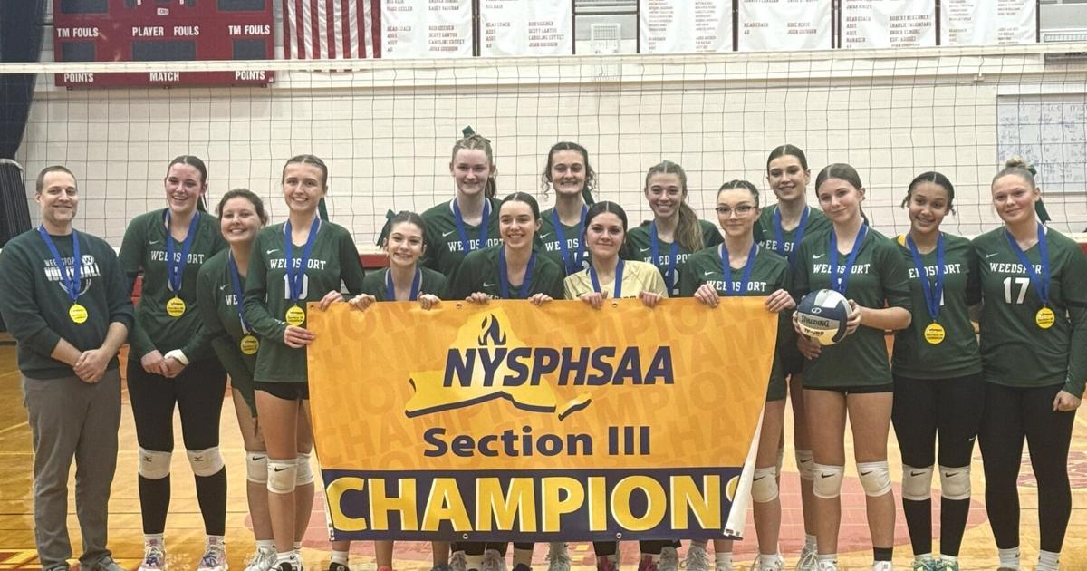 Weedsport volleyball beats Hamilton in Section III final