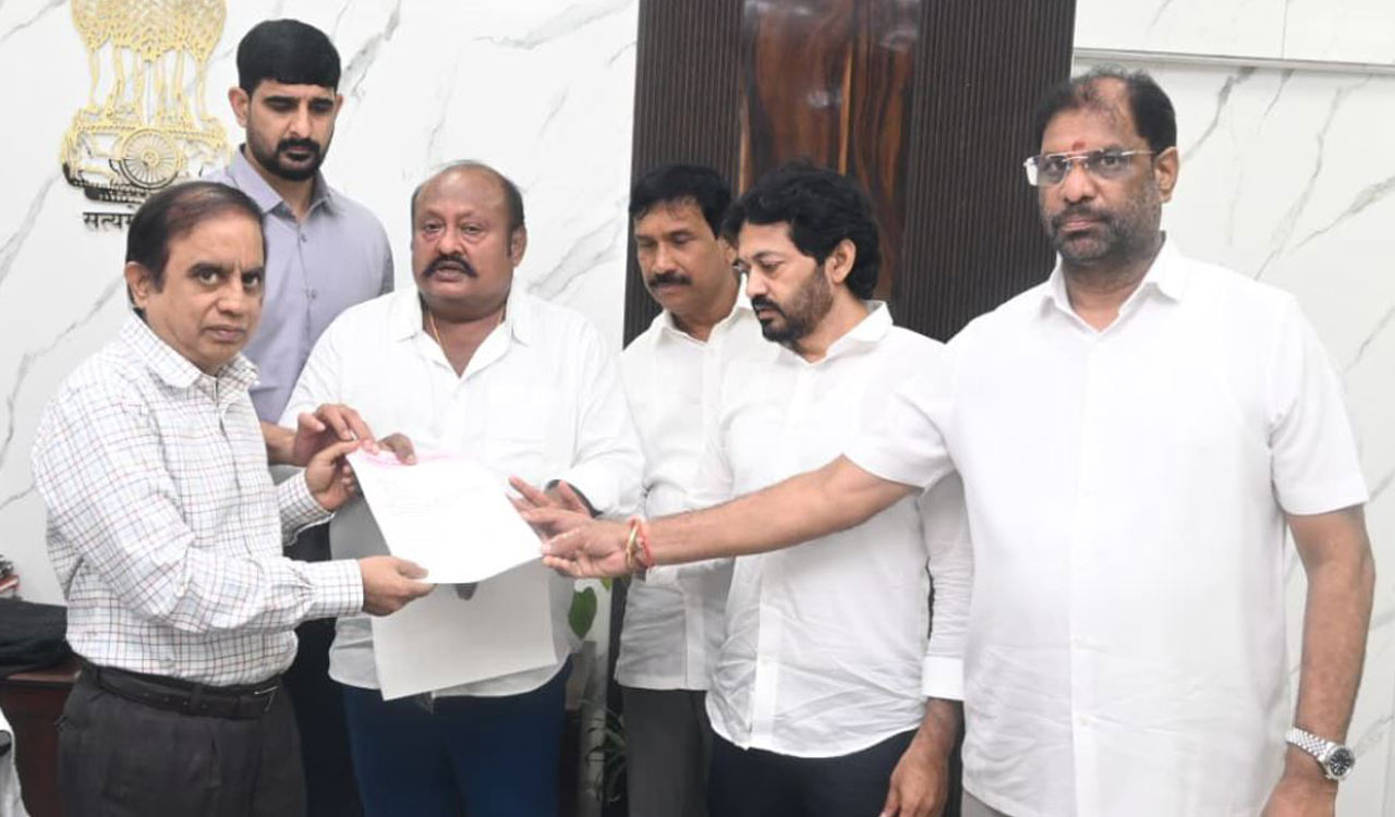 BRS lodges complaint with EC against Revanth Reddy alleging MCC violation in Jubilee Hills bypoll