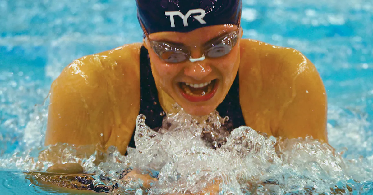 Eagle River girls successfully defend state swimming title